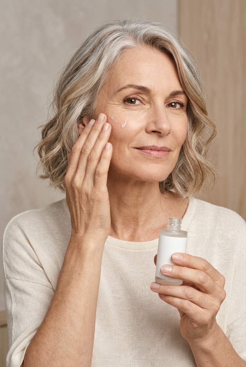 Sérum antiojeras para el contorno de ojos, creado para cuidar la delicada piel de la mirada y suavizar los signos de fatiga y envejecimiento