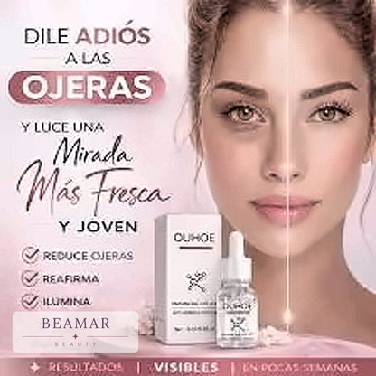 Sérum antiojeras para el contorno de ojos, creado para cuidar la delicada piel de la mirada y suavizar los signos de fatiga y envejecimiento