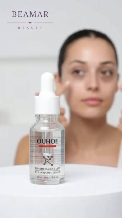 Sérum antiojeras para el contorno de ojos, creado para cuidar la delicada piel de la mirada y suavizar los signos de fatiga y envejecimiento